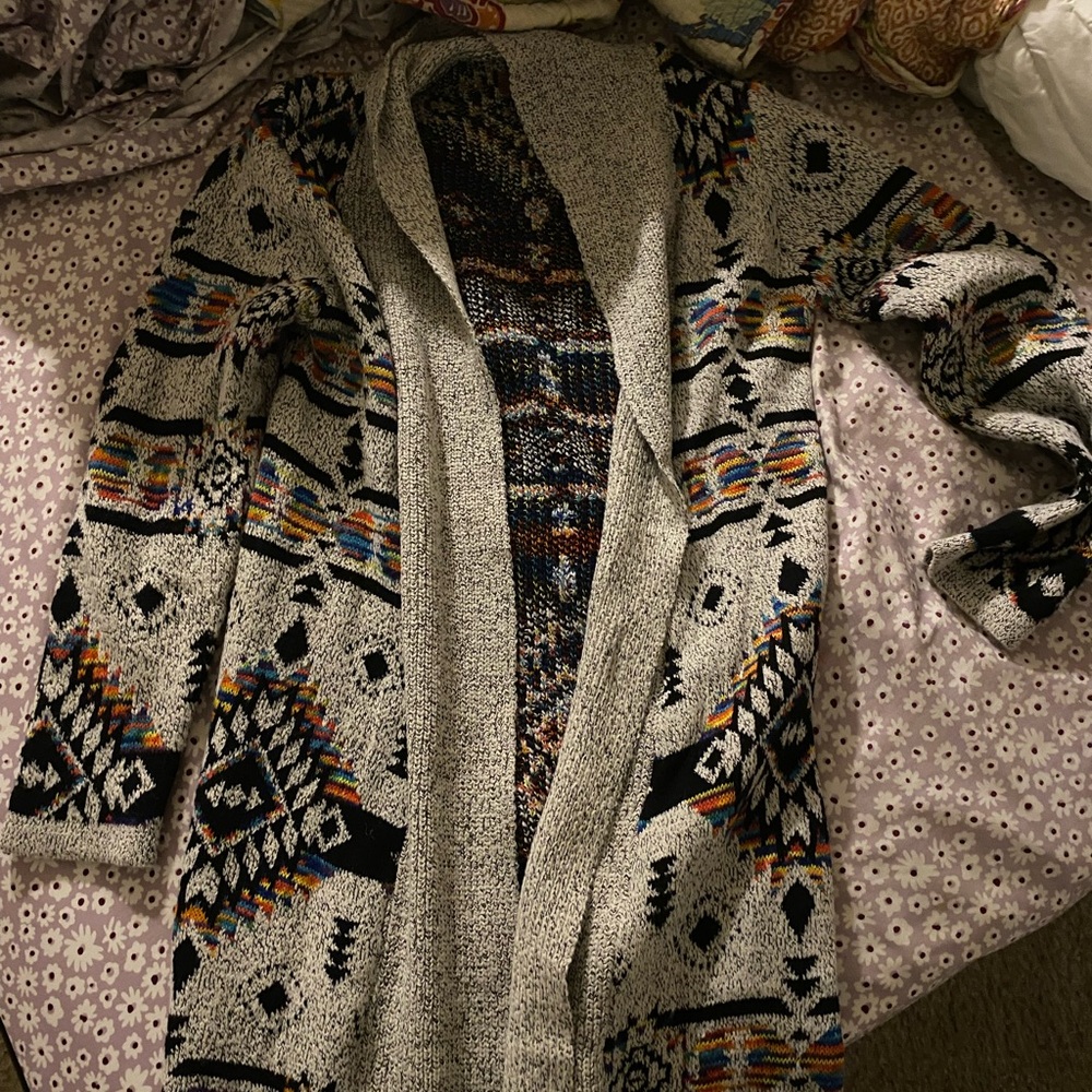 Scully Multicolor Aztec Cardigan